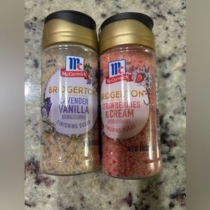 Bridgerton X McCormick finishing sugar bundle strawberry & lavender vanilla